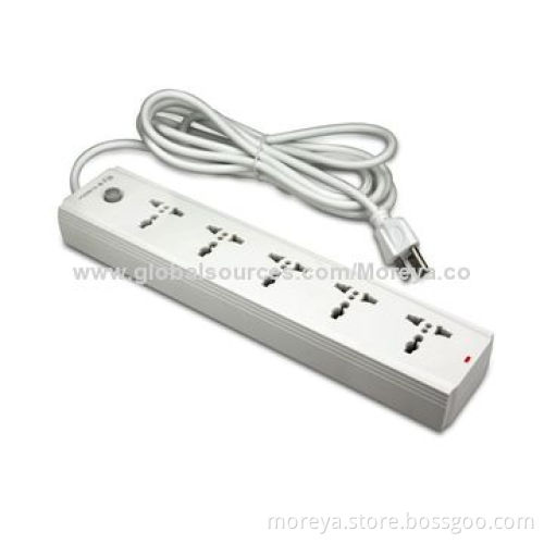 Universal Standard Power Strips with 4 Outlets, Extension Cord, Overload Protection